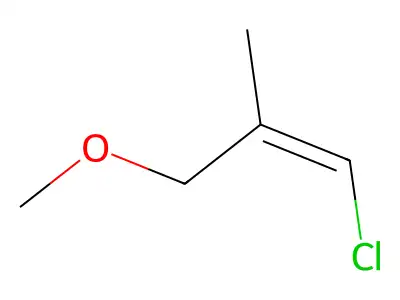 Z-1-Chloro-3-methoxy-2-methyl-propene structure