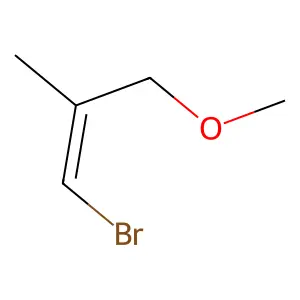 1-Bromo-3-methoxy-2-methylprop-1-ene structure