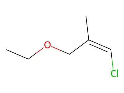 1-Chloro-3-ethoxy-2-methylprop-1-ene structure