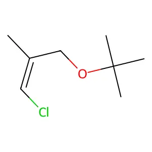 1-Chloro-2-methyl-3-[(2-methylpropan-2-yl)oxy]prop-1-ene structure