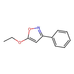 5-Ethoxy-3-phenylisoxazole structure