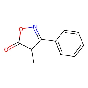 5(4H)-isoxazolone, 4-methyl-3-phenyl- structure