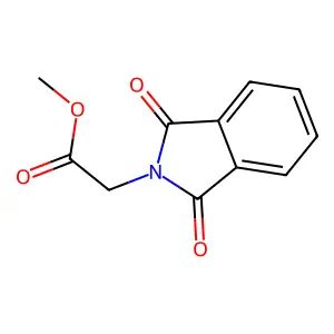 Methyl 2-phthalimidoacetate structure