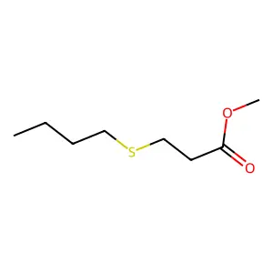 Methyl 3-(butylsulfanyl)propanoate structure