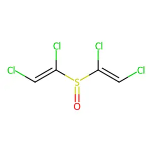 Ethene, 1,1'-sulfinylbis(2,2-dichloro- structure