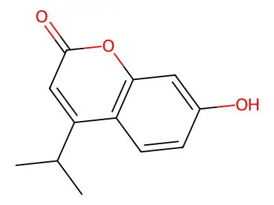 7-hydroxy-4-(propan-2-yl)-2H-chromen-2-one structure