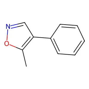 5-Methyl-4-phenylisoxazole structure