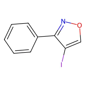 4-Iodo-3-phenylisoxazole structure