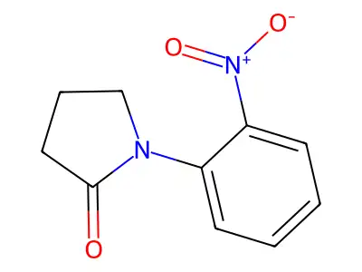 1-(2-Nitrophenyl)pyrrolidin-2-one structure
