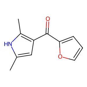 (2,5-二甲基-1H-吡咯-3-基)(呋喃-2-基)甲酮 structure
