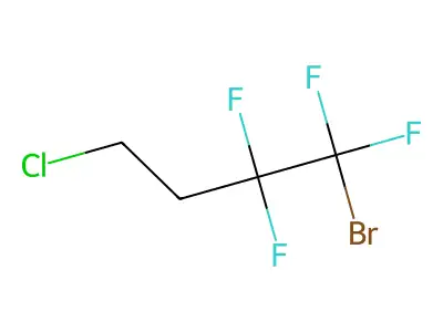 1-Bromo-4-chloro-1,1,2,2-tetrafluorobutane structure