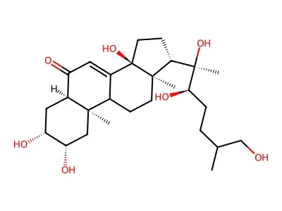 牛膝甾酮 structure