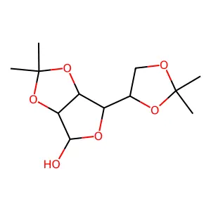 Talofuranose, 2,3:5,6-di-O-isopropylidene-, alpha-D- structure