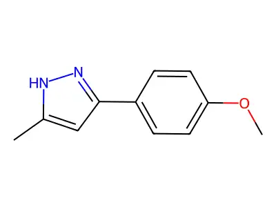 3-(4-methoxyphenyl)-5-methyl-1H-pyrazole structure