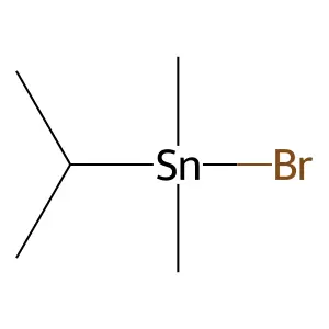Stannane, bromoisopropyldimethyl- structure