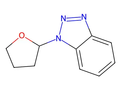 1-(Oxolan-2-yl)benzotriazole structure