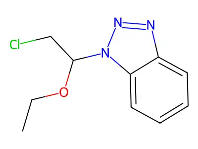 1-(2-Chloro-1-ethoxyethyl)-1H-1,2,3-benzotriazole structure