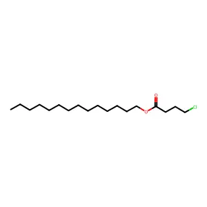 Tetradecyl 4-chlorobutanoate structure
