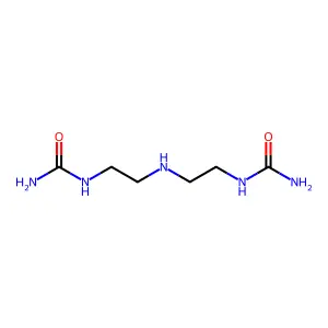 N,N''-(Iminoethylene)diurea structure