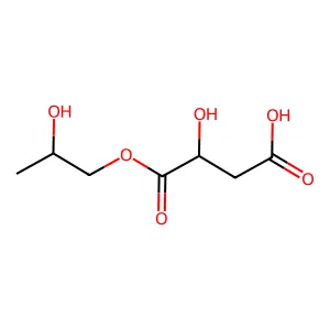 3-Hydroxy-4-(2-hydroxypropoxy)-4-oxobutanoic acid structure
