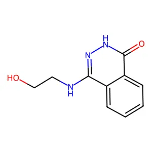 1(2H)-Phthalazinone, 4-[(2-hydroxyethyl)amino]- structure