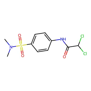 Acetanilide, 2,2-dichloro-4'-(dimethylsulfamoyl)- structure