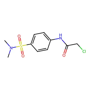 Acetanilide, 2-chloro-4'-(dimethylsulfamoyl)- structure