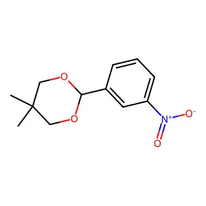 5,5-Dimethyl-2-(3-nitrophenyl)-1,3-dioxane structure