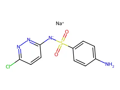 磺胺氯哒嗪钠 structure