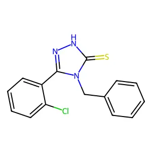 4-Benzyl-5-(2-chlorophenyl)-2,4-dihydro-3H-1,2,4-triazole-3-thione structure