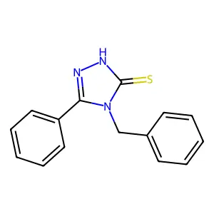 4-benzyl-5-phenyl-4H-1,2,4-triazole-3-thiol structure