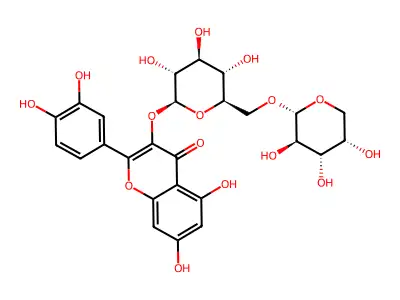 Peltatoside structure