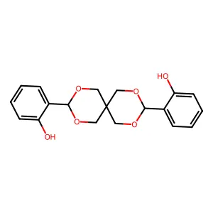 2-[9-(2-Hydroxyphenyl)-2,4,8,10-tetraoxaspiro[5.5]undecan-3-yl]phenol structure