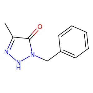 3-benzyl-5-methyl-2H-triazol-4-one structure