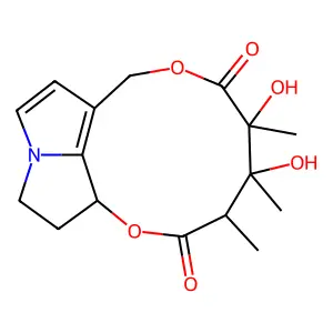 Dehydromonocrotaline structure