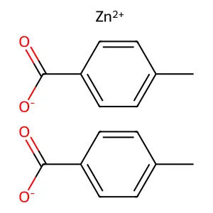 4-甲基苯甲酸锌盐 structure
