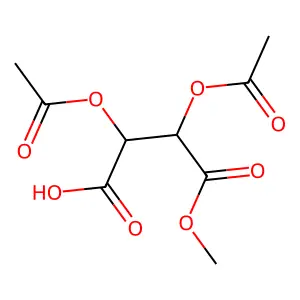 (R,R)-Tartaric Acid Monomethyl Ester Diacetate structure