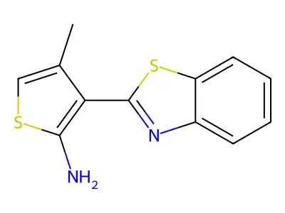 3-(1,3-Benzothiazol-2-yl)-4-methylthiophen-2-amine structure