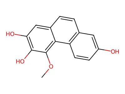 4-Methoxyphenanthrene-2,3,7-triol structure