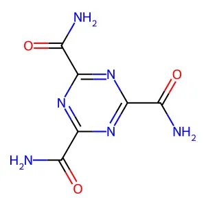 1,3,5-三嗪-2,4,6-三甲酰胺 structure