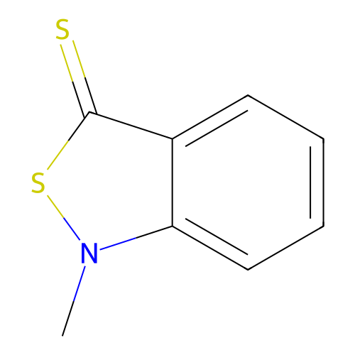 1-Methylhydrobenzo[c]isothiazole-3-thione structure