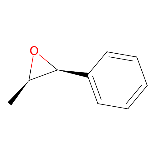 Oxirane, 2-methyl-3-phenyl-, cis- structure