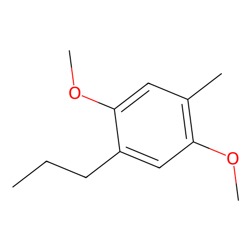 1,4-Dimethoxy-2-methyl-5-propylbenzene structure