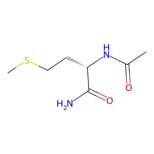 (S)-2-Acetamido-4-(methylthio)butanamide structure