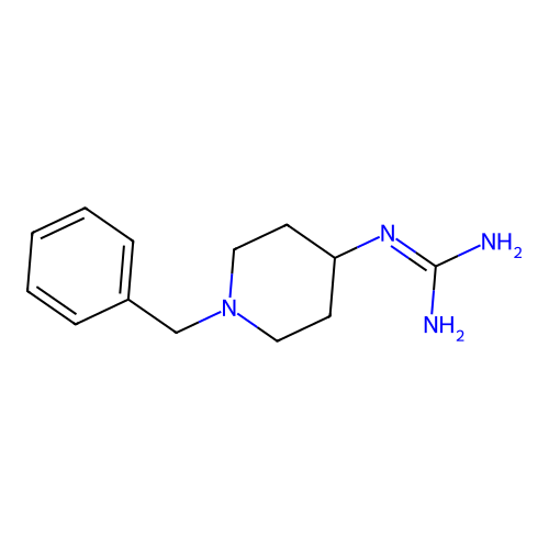 N-(1-benzylpiperidin-4-yl)guanidine structure