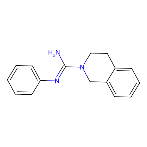 3,4-Dihydro-N-phenyl-2(1H)-isoquinolinecarboximidamide structure