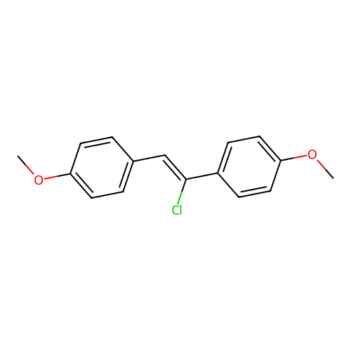 1-(2-Chloro-2-(4-methoxyphenyl)vinyl)-4-methoxybenzene structure