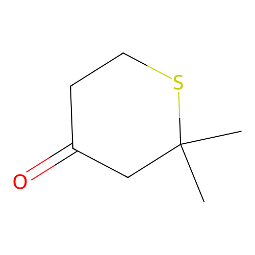 2,2-Dimethyltetrahydro-4h-thiopyran-4-one structure