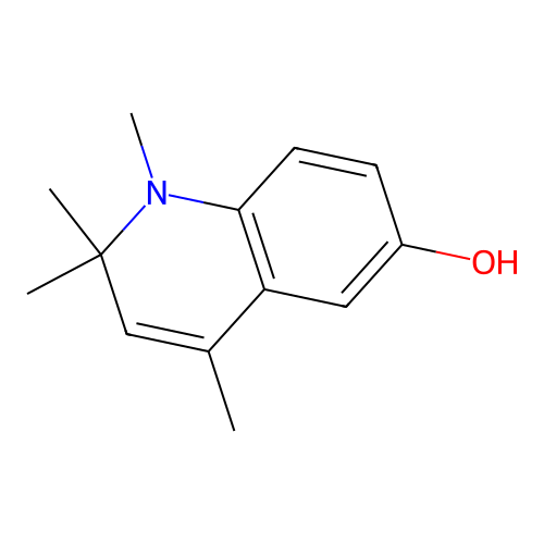 1,2,2,4-Tetramethyl-1,2-dihydroquinolin-6-ol structure
