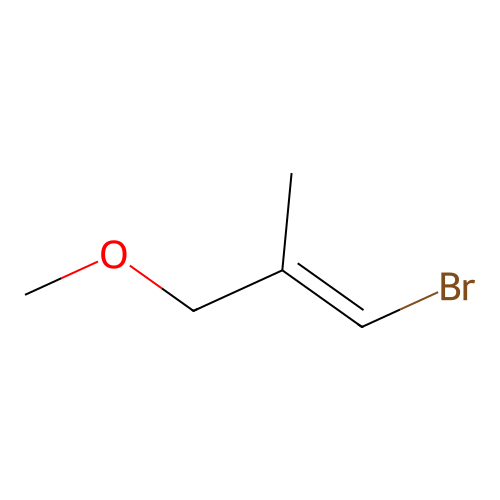 (E)-1-bromo-3-methoxy-2-methylprop-1-ene structure